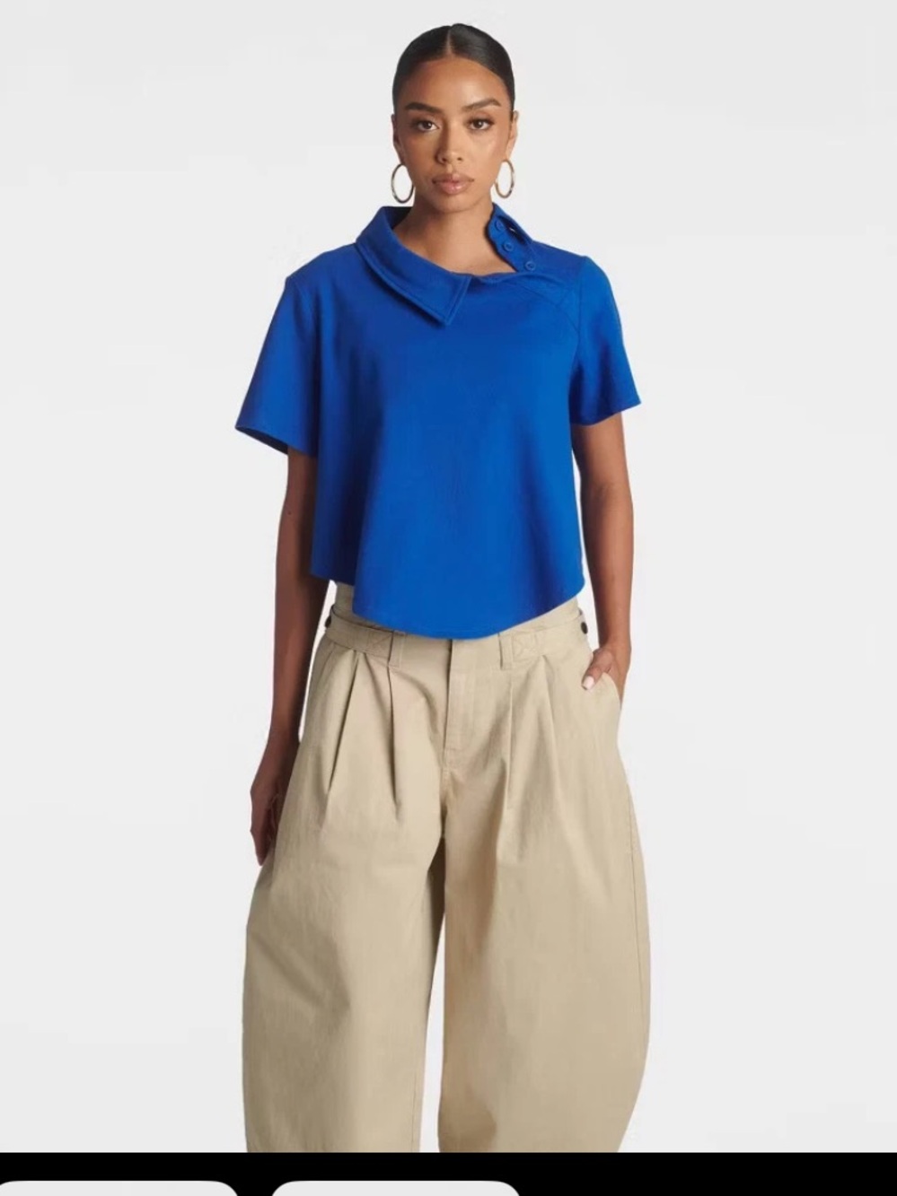 KBB by Kahlana “The ASYM polo” polo shirt - size small